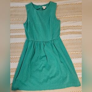 J. Crew Sleeveless Teal Kids Dress